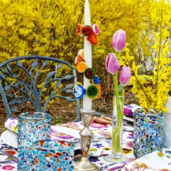 Chefanie Multicolored Flower Candle New