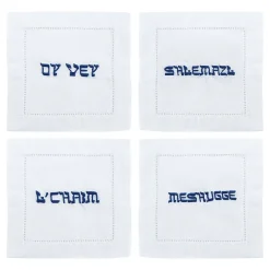 Chefanie Oy Vey Yiddish Cocktail Napkins (4) Hot