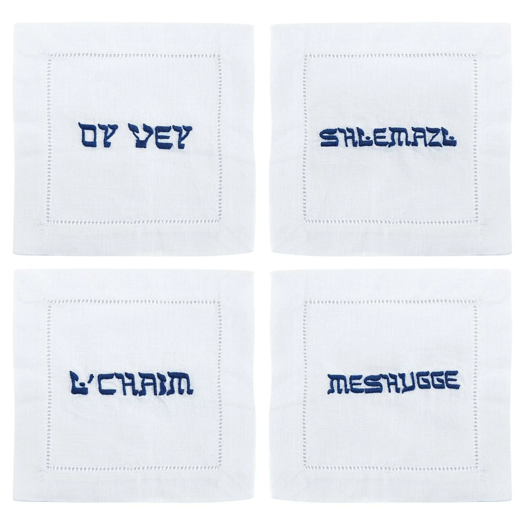 Chefanie Oy Vey Yiddish Cocktail Napkins (4) Hot