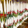 Chefanie Painted Mistletoe Tapers (2) Discount