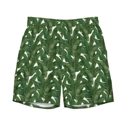 Chefanie Palm Leaf Swim Trunks Hot