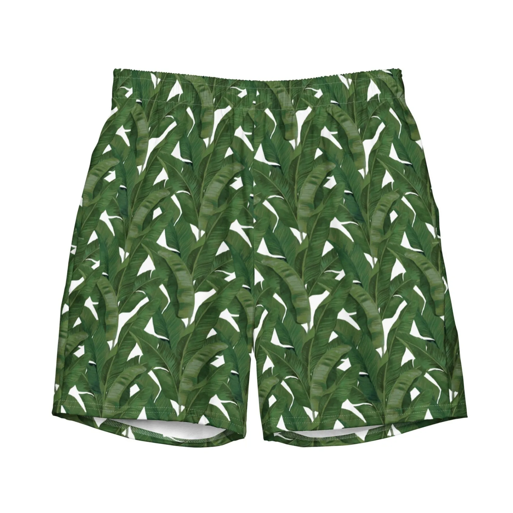 Chefanie Palm Leaf Swim Trunks Hot