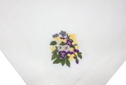 Chefanie Pansy Dinner Napkins (4) Clearance