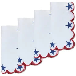Chefanie Patriot Star Dinner Napkins (4)