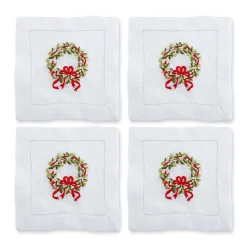 Chefanie Pearl Wreath Cocktail Napkins (4) Online