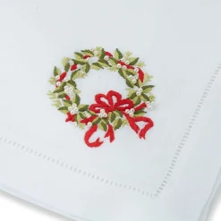 Chefanie Pearl Wreath Dinner Napkins (4)