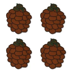 Chefanie Pinecone Cocktail Napkins (4) New