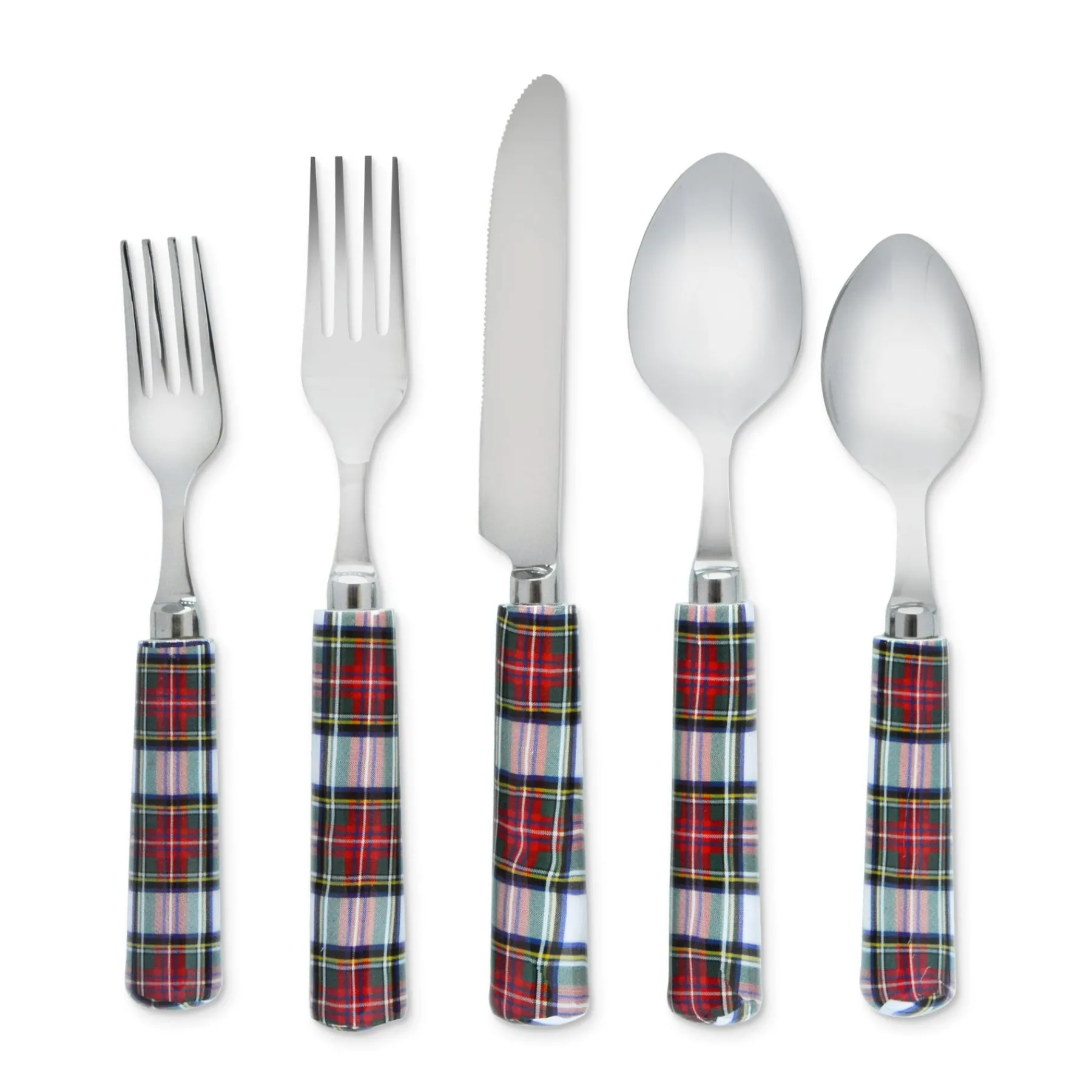 Chefanie Plaid Flatware (5) Hot