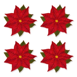 Chefanie Poinsettia Cocktail Napkins (4) Best