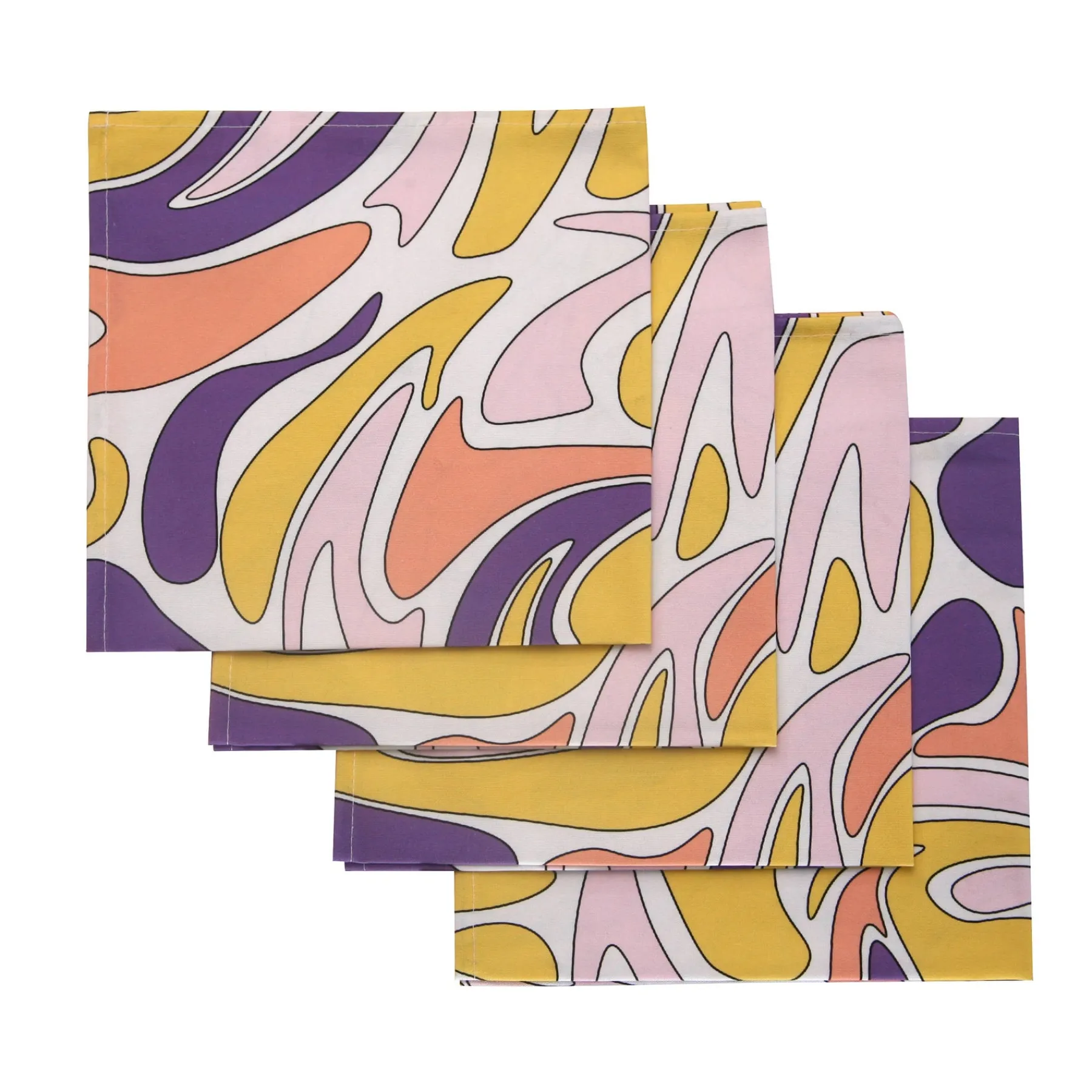 Chefanie Psychedelic Spring Napkins (4) Hot