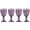 Chefanie Purple Stem Glasses (4) Clearance
