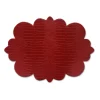 Chefanie Red Curly Embossed Placemat Outlet