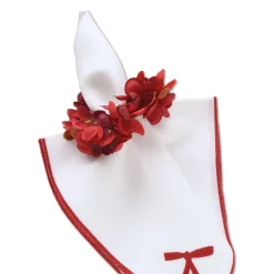 Chefanie Red Petal Napkin Rings (4)