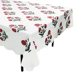 Chefanie Red Poppy Tablecloth Outlet