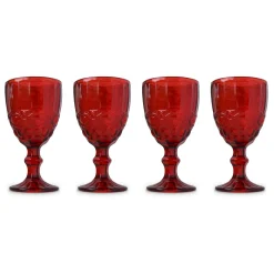 Chefanie Red Stem Glasses (4)