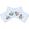 Chefanie Scalloped Flower Cocktail Napkins (4) Sale