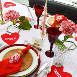 Chefanie Single/ Taken Heart Cocktail Napkins (4) Best