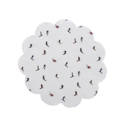 Chefanie Skier Placemats (4) Outlet