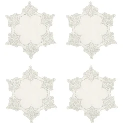 Chefanie Snowflake Cocktail Napkins (4) Online