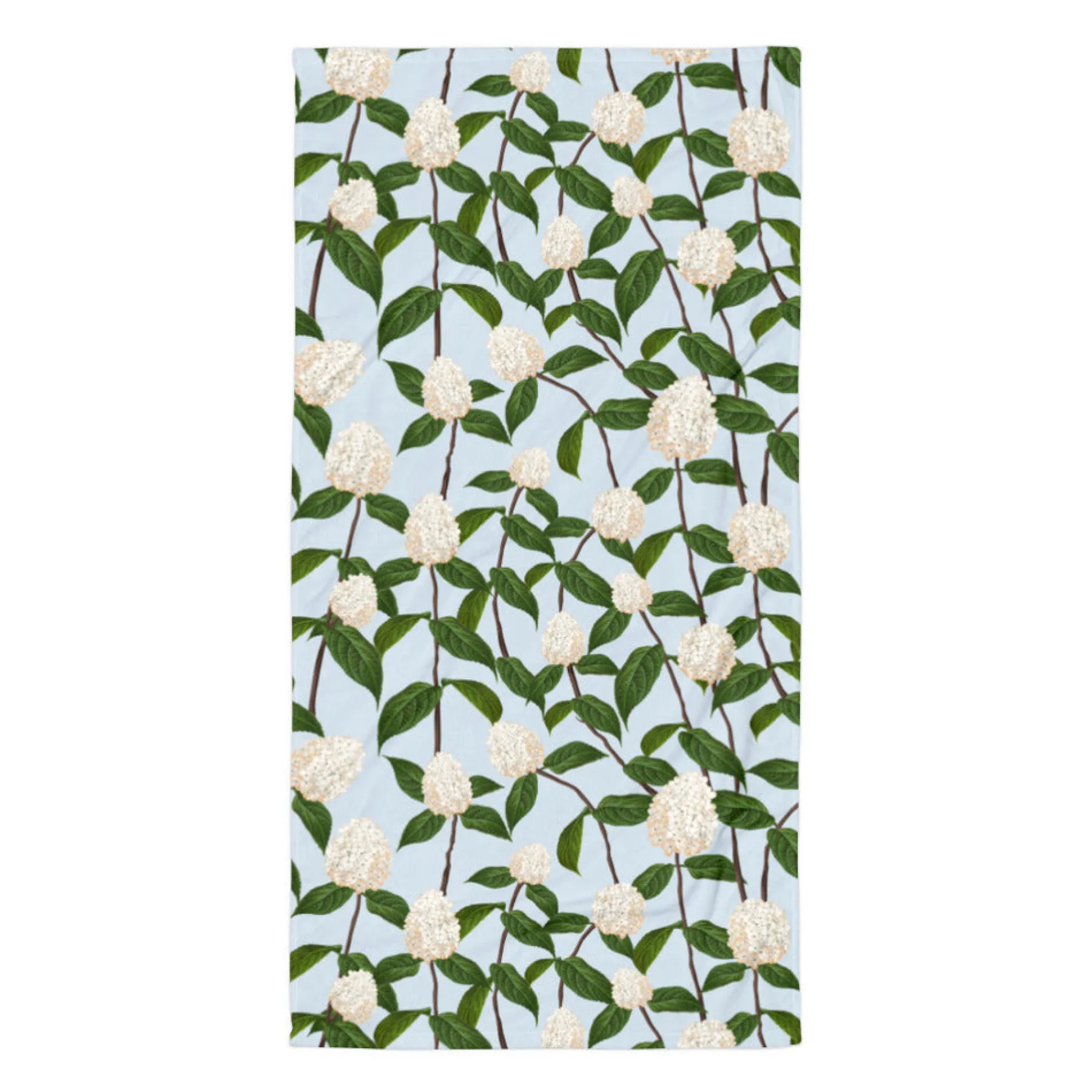 Chefanie Something Blue Hydrangea Towel Clearance