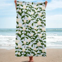 Chefanie Something Blue Hydrangea Towel Clearance