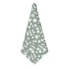 Chefanie Steel Teal Floral Napkins (4) New