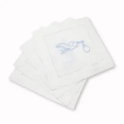 Chefanie Stork Cocktail Napkins (4) Discount