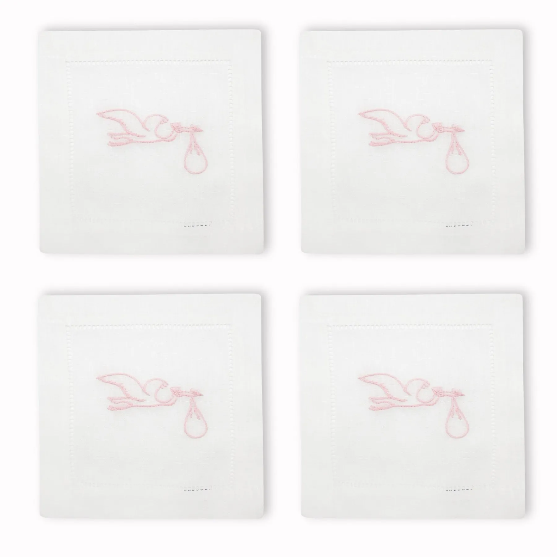 Chefanie Stork Cocktail Napkins (4) Discount