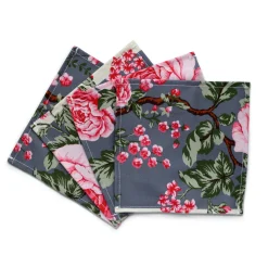 Chefanie Striped Chintz Cocktail Napkins (4) Sale
