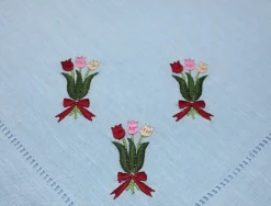 Chefanie Tulip Bouquet Dinner Napkins (4) Clearance
