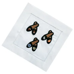 Chefanie Tuxedo Slipper Cocktail Napkins (4) Sale