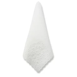 Chefanie White Eyelet Dinner Napkins (4) Best