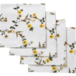 Chefanie Yellow Flower Napkins (4) Sale